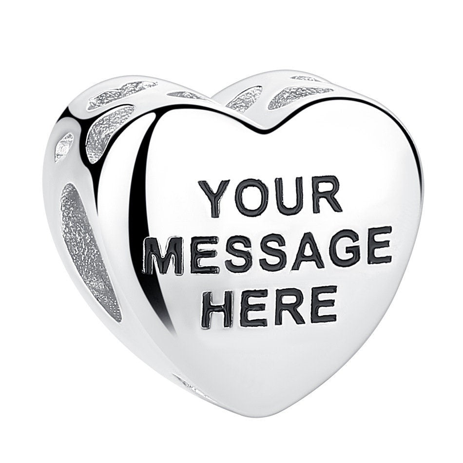 Custom Photo Charm of Bracelet, Fits Pandora Bracelet,Individual Personalized Photo Charm, Photo Gift,Engraved Photo charm PC-018