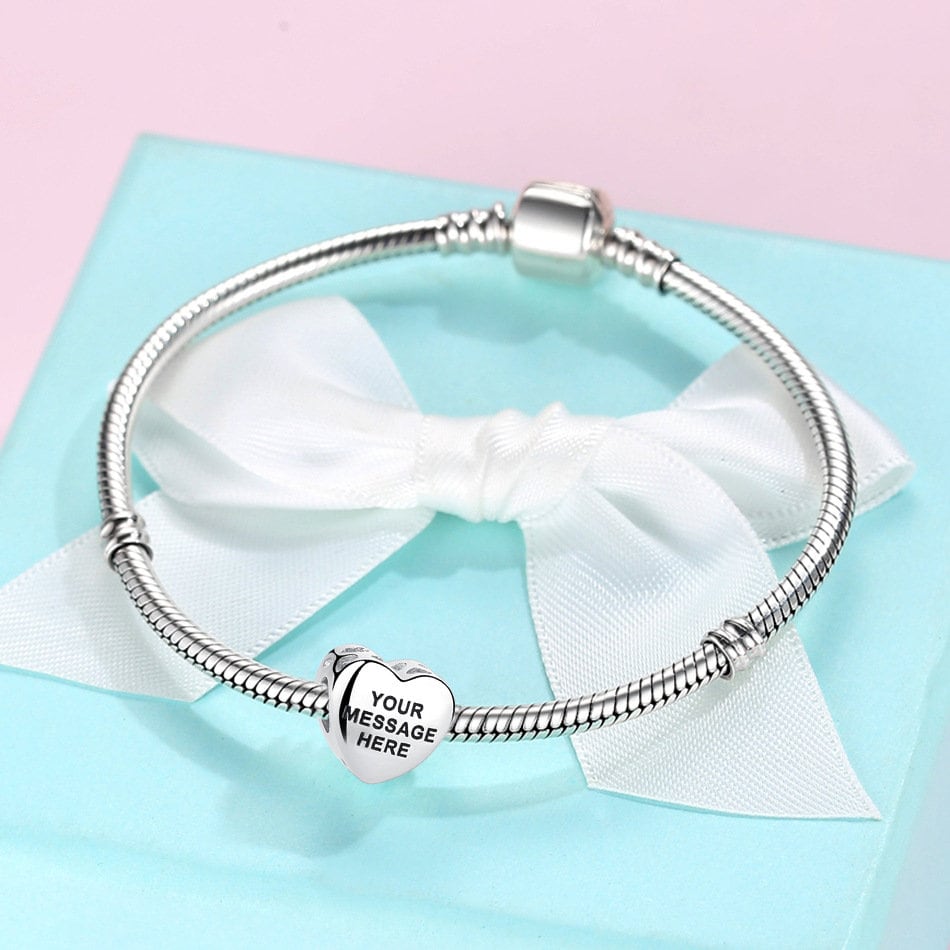 Custom Photo Charm of Bracelet, Fits Pandora Bracelet,Individual Personalized Photo Charm, Photo Gift,Engraved Photo charm PC-018