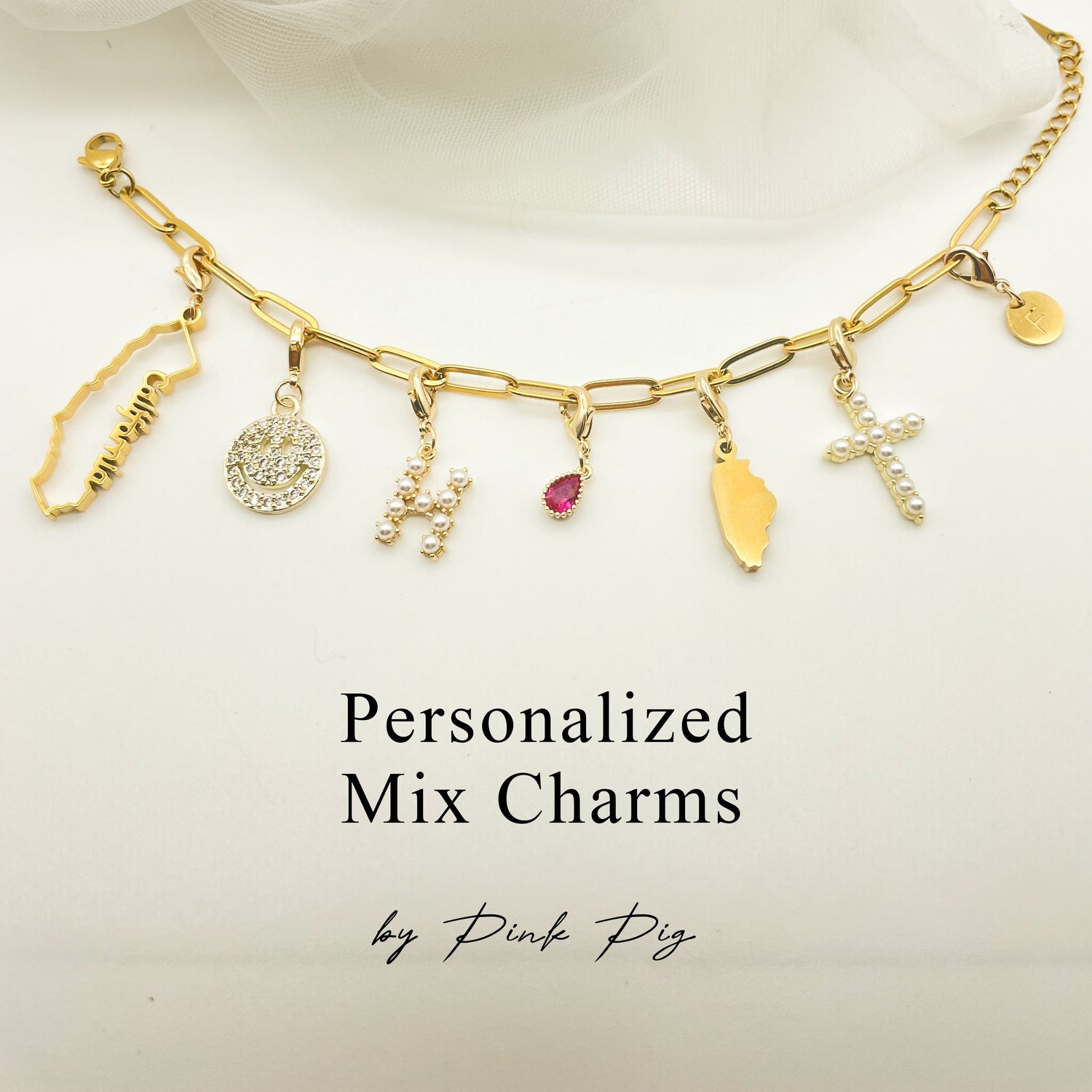 Build Your Own Charm Bracelet/Custom Charm/Personalized Gift for Mom, Custom Bracelets/Graduation Best Friend Gift