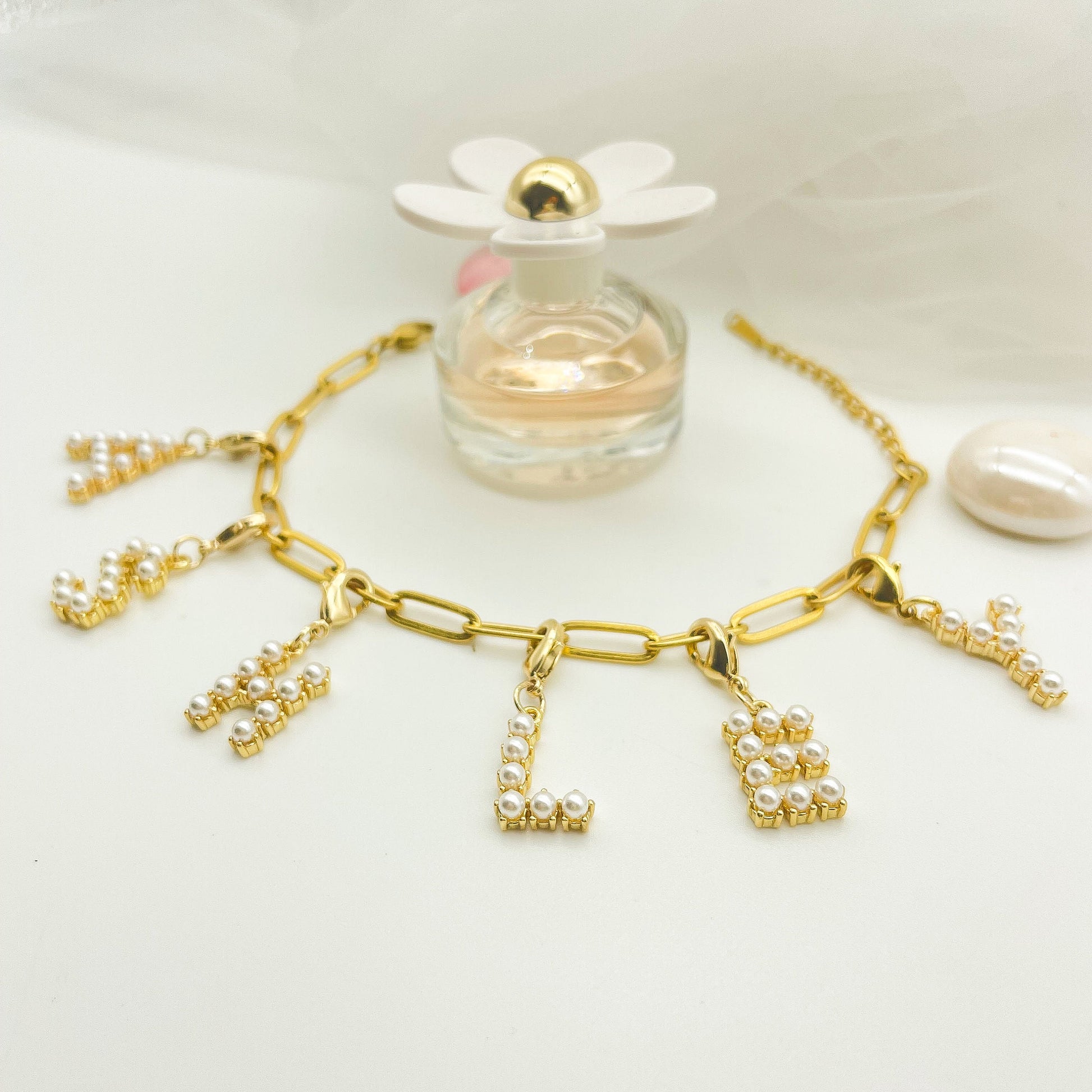 Build Your Own Charm Gold Bracelet/Custom Charm/Personalized Gift for Mom, Custom Bracelets/Graduation Best Friend Gift